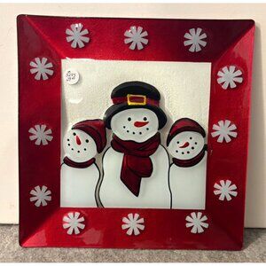 St. Nicholas Square 11 x 11" Whimsical Snowman Trio  # 3283
